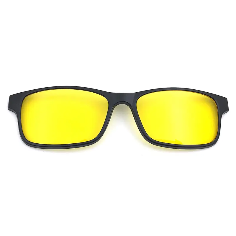 italy design magnetic eyewear with TAC lens change custom logo clip on sunglasses
