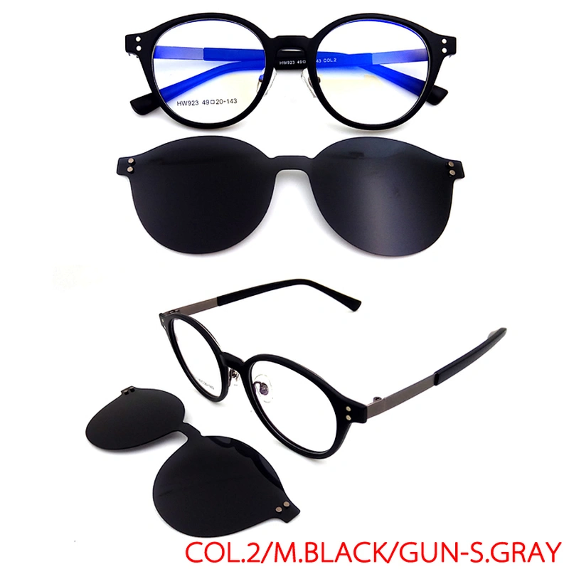 Polarized Mirror Manufacturing tr90 ultem optical Magnetic Sunglasses Clip On