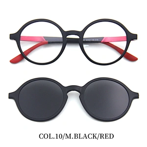 high quality ready stock photochromic eyewear magnetic reading glasses with black cover