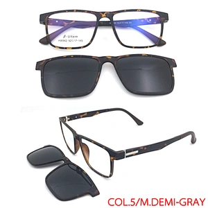new design UTLEM clip on sunglasses magnet clip on optical frame