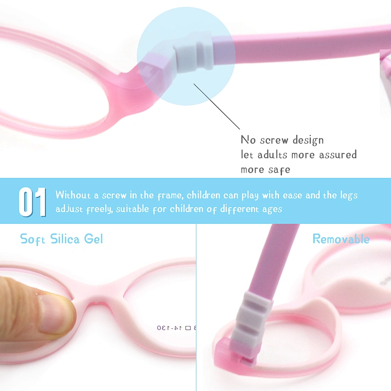 hot selling made in China child Silica gel kids glasses eyewear frame