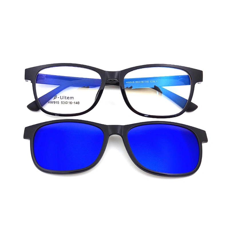 high quality customer logo clip on sunglasses for driver night vision