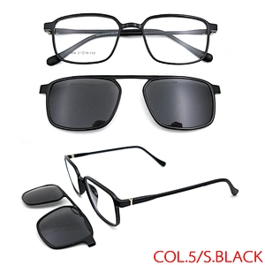 hot selling new fashion model customer logo clip on optical frame wholesale