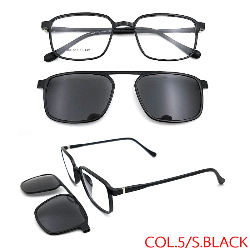 hot selling new fashion model customer logo clip on optical frame wholesale