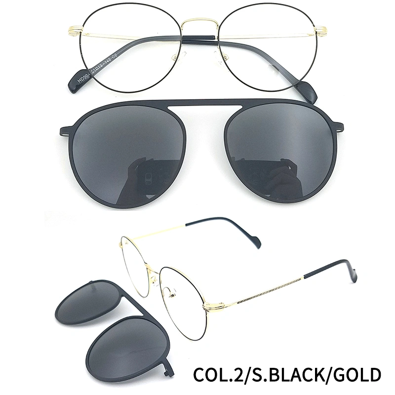 high quality hot selling new design optical eyewear frame clip on glasses