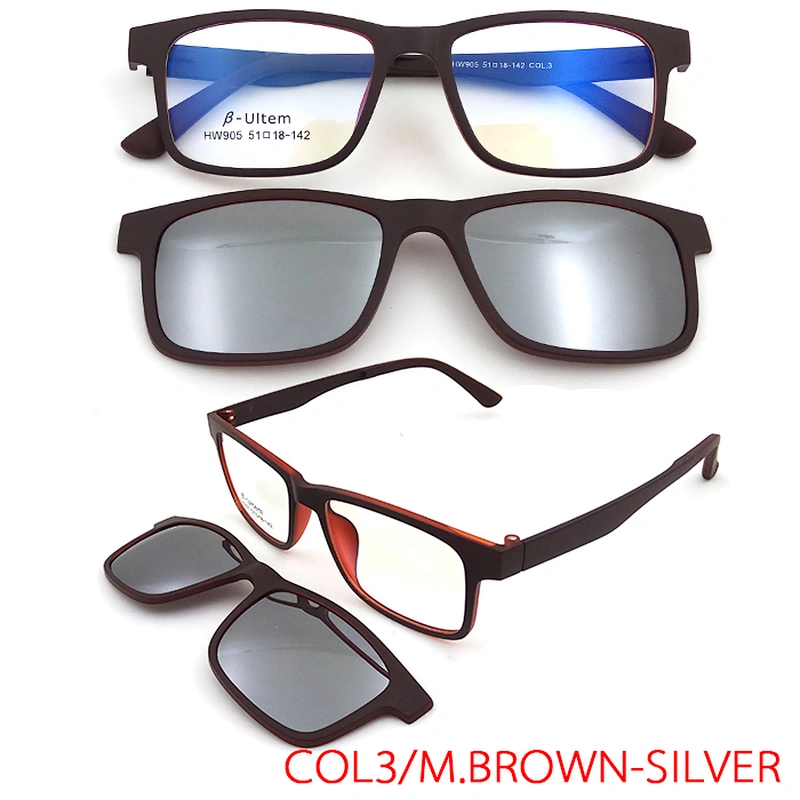 2019 new italy good design clip-on glasses set clip on eyewear for amazon
