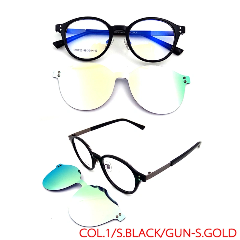 Polarized Mirror Manufacturing tr90 ultem optical Magnetic Sunglasses Clip On