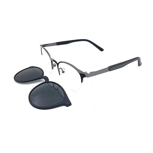 new design high quality optical eyewear frames metal clip on eyeglasses