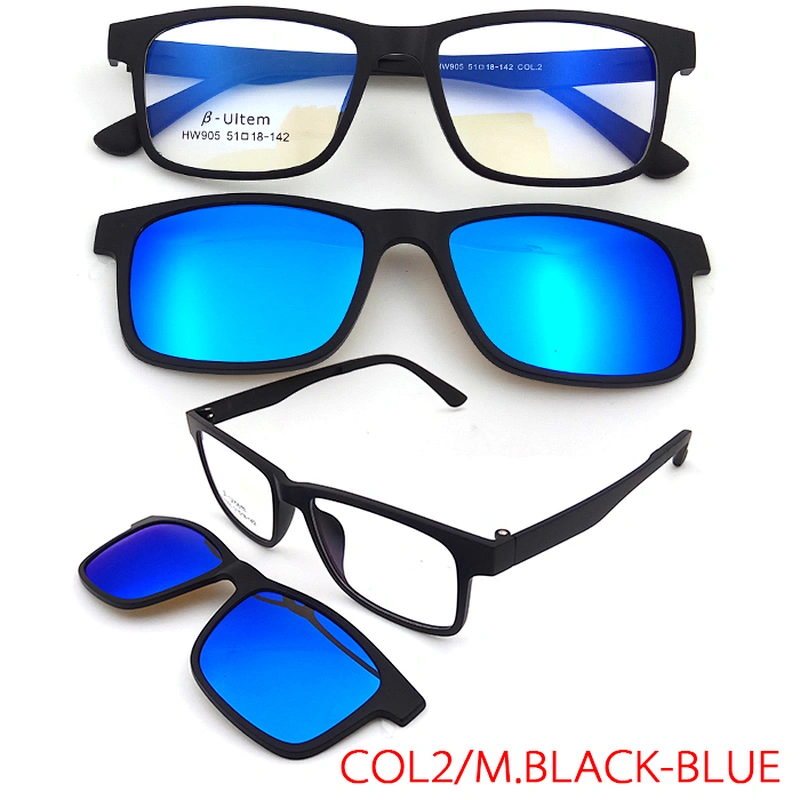 ultem optical eyeglasses frame csutomer logo wholesale clip on sunglasses