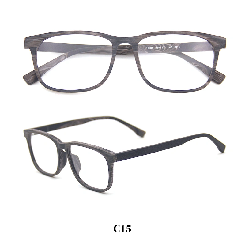 HJ Vintage Wood Grain Acetate Optical Comfort Readers Reading Glasses