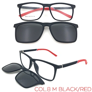 new italy design top quality soft tr90 ready goods clip on glasses wholesale