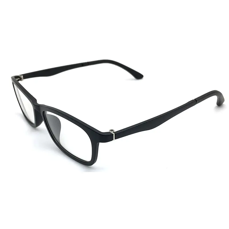 grey lens with black frame clip on glasses TAC lens magnet eyewear
