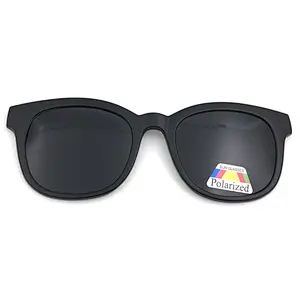 new design high quality eyewear optik frame clip on sunglasses ready stock