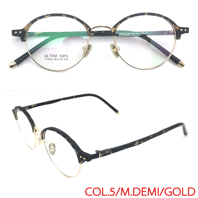 Glasses Eyeglasses Myopia Brand Black Eye Spring Hinge Optical Frame Oem