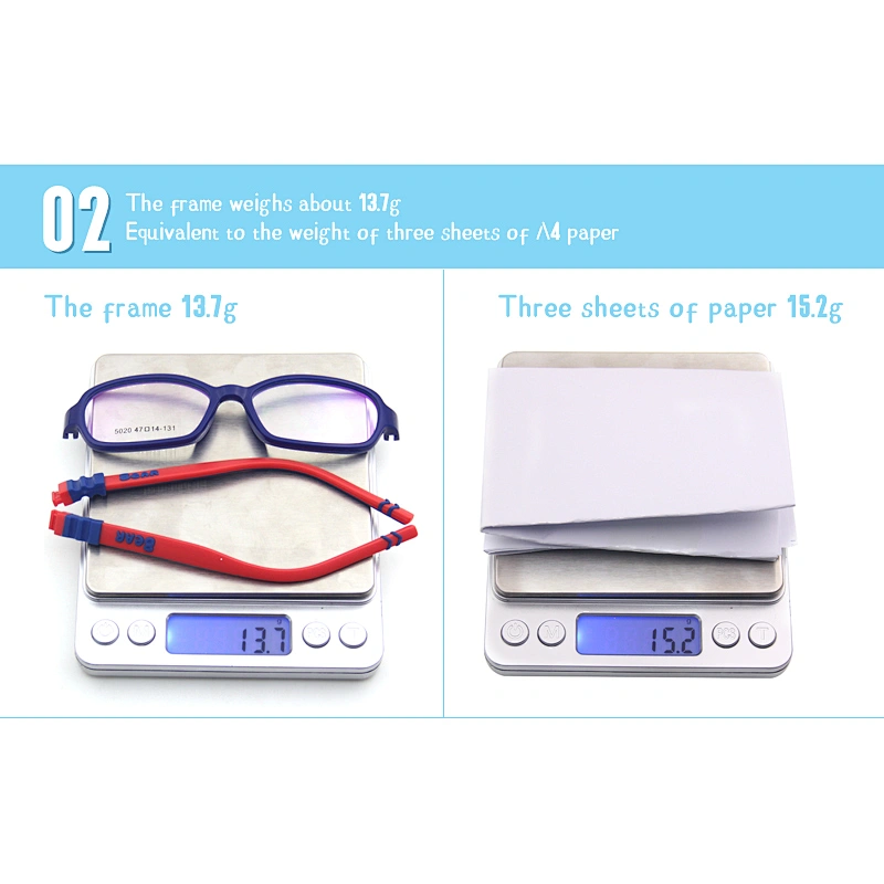 Hot Selling ready stock Children's Sports Slip-proof Soft Silica Gel Glasses for Teenagers