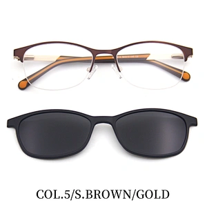 high quality great stock new design tr90 clip-on metal clip on eyeglasses