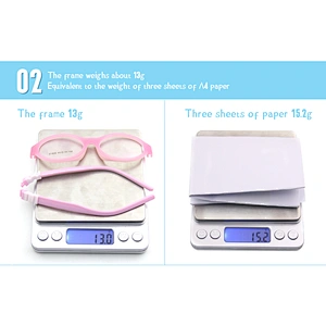 hot selling made in China child Silica gel kids glasses eyewear frame
