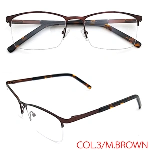 Eyeglasses Frame Eyewear Man Eye Optical Retro High End Laser metal Glasses