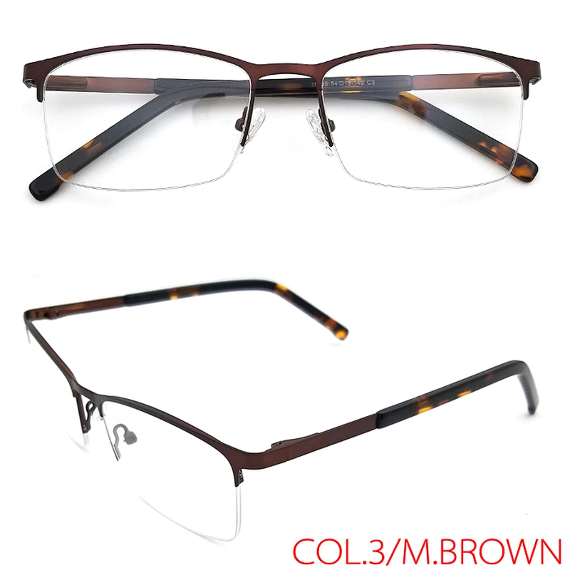 Eyeglasses Frame Eyewear Man Eye Optical Retro High End Laser metal Glasses