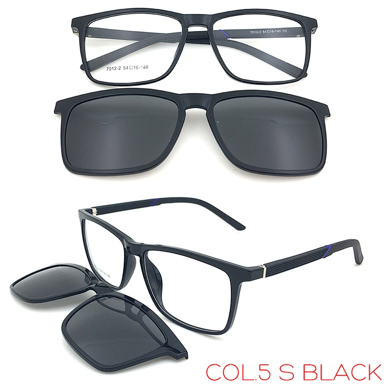 2019 new design polarized men women tr90 optical clip on eyewear glasses