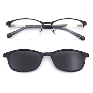 high quality great stock new design tr90 clip-on metal clip on eyeglasses