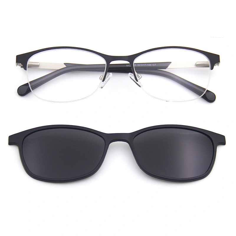 high quality great stock new design tr90 clip-on metal clip on eyeglasses