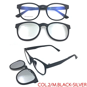 high quality ready clip on eyeglasses magnetic clip-on glasses frame