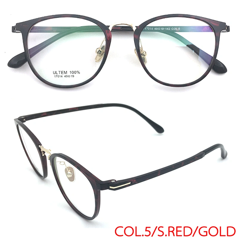 Myopia OEM Brand Black Eye Spring Hinge Optical Glasses Eyeglasses Frame