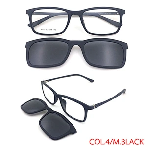 hot selling new design clip-on set optical frame polarized sunglasses