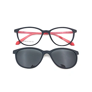 soft tr90 plastic fashion design new arrived magnetic clip on optical frames