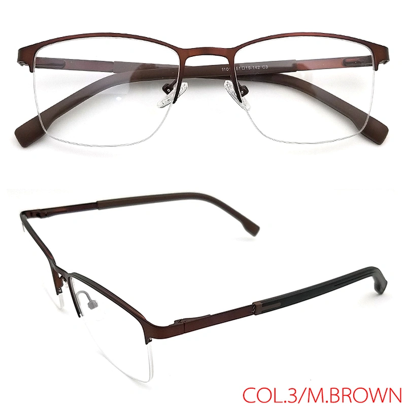 Glasses Half Frame eyewear Manufacturer Flexible Myopia Optical Eyeglasses