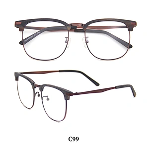 Custom Acetate Wood Eyewear Glasses Eyeglasses Spectacle Frames