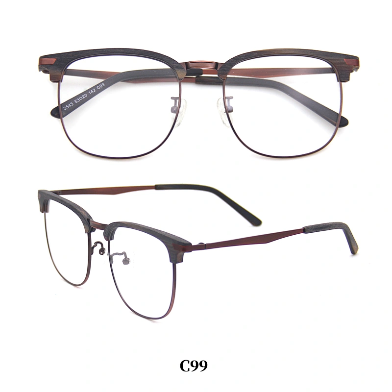 Custom Acetate Wood Eyewear Glasses Eyeglasses Spectacle Frames