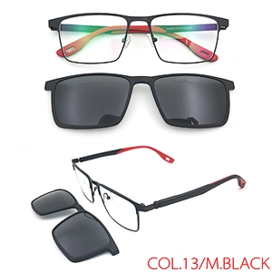 high quality strong stainless clip on eyewear glasses ready stock