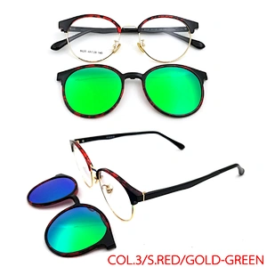 hot sale new design ultem clip on glasses with TAC lens sunglasses