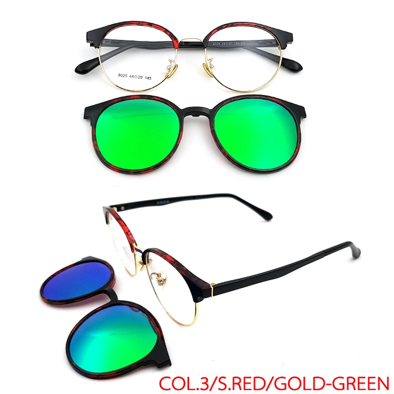 hot sale new design ultem clip on glasses with TAC lens sunglasses