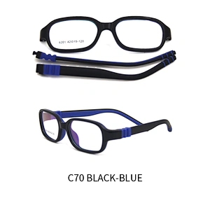 wholesale low MOQ cheaper price Kids silica gel optical eyewear glasses