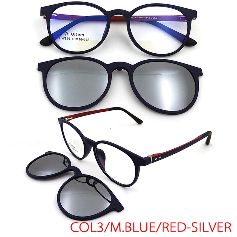 made in china hot sale optical clip on eyeglasses with TAC polarized