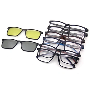 2019 hot sale new model eyewear magnet optical frame with TAC polarized