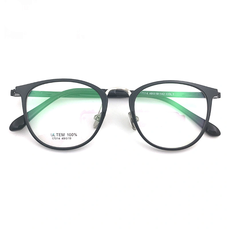 Myopia OEM Brand Black Eye Spring Hinge Optical Glasses Eyeglasses Frame