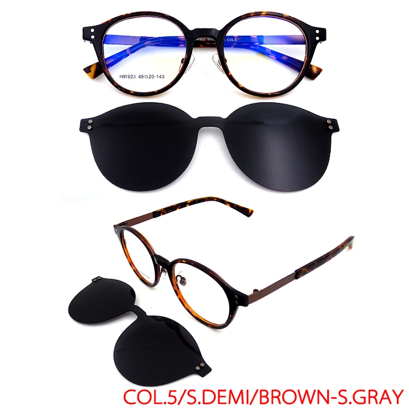 Polarized Mirror Manufacturing tr90 ultem optical Magnetic Sunglasses Clip On