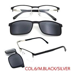 high quality hot sale ready stock metal optical Clip On Glasses