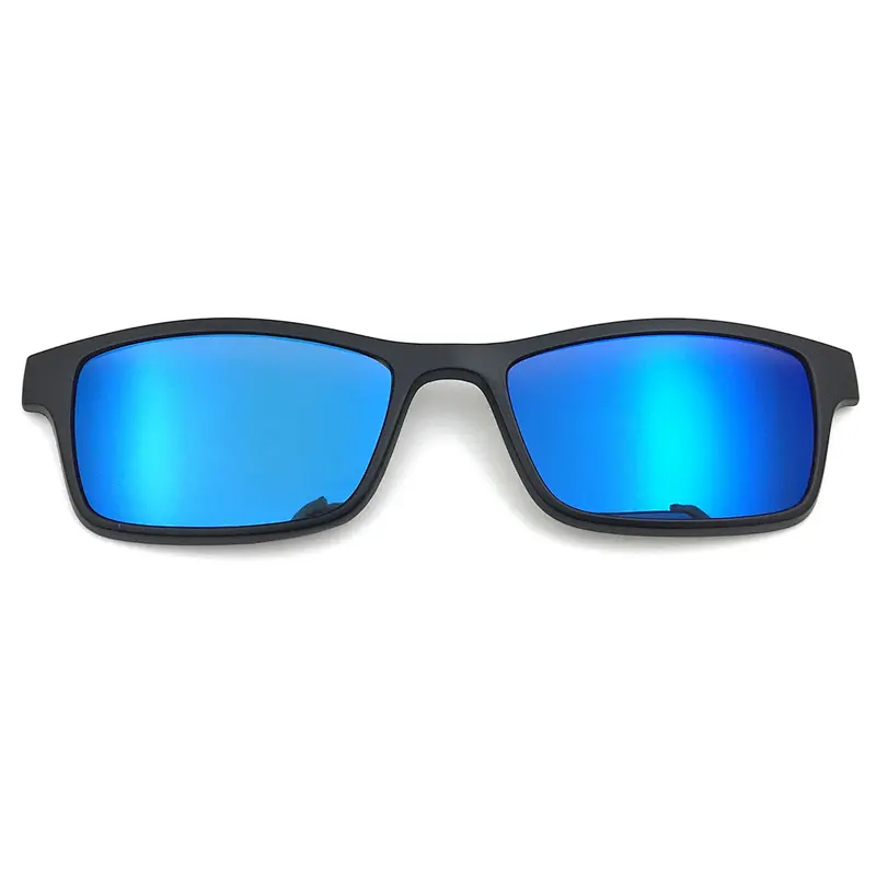 hot selling color clips with TAC polarized sunglasses black frame ready eyewear