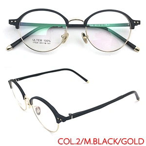 Glasses Eyeglasses Myopia Brand Black Eye Spring Hinge Optical Frame Oem