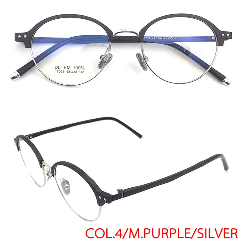 Glasses Eyeglasses Myopia Brand Black Eye Spring Hinge Optical Frame Oem