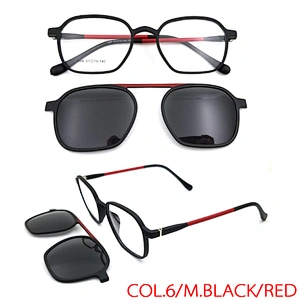 hot selling new design TR90 magnetic clips optical eyewear glasses