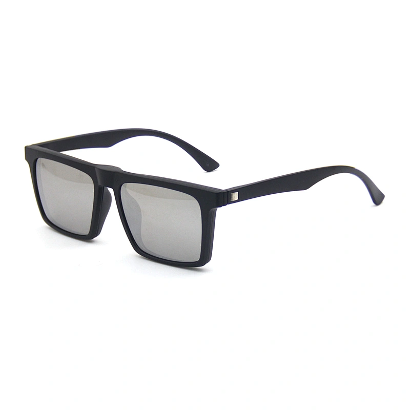 2020 2019 5 in 1 plastic sport interchangeable changeable lens clip on sunglasses magnetic polarized