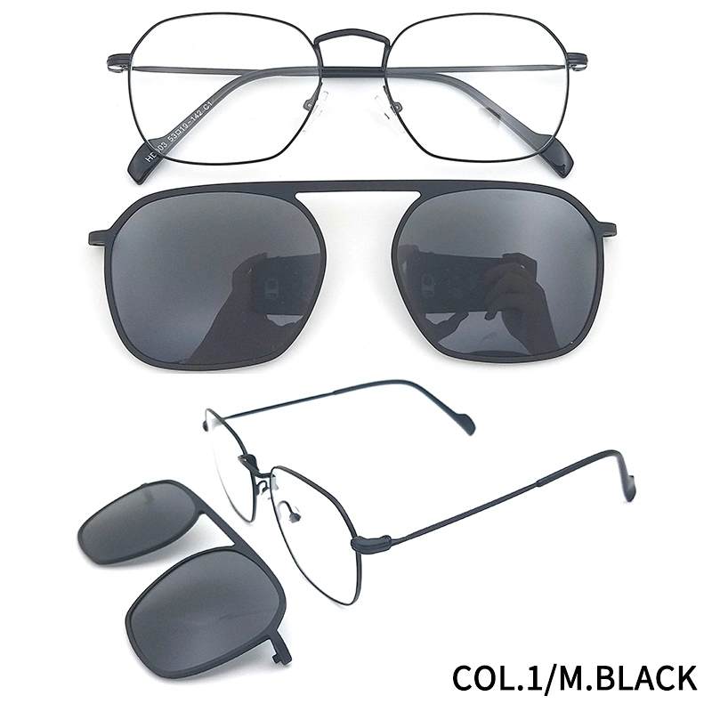 high quality customer logo optical eyeglasses matel magnetic eyewear stock