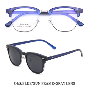 ready high quality ultem metal sunglasses frame clip on eyewear polarized