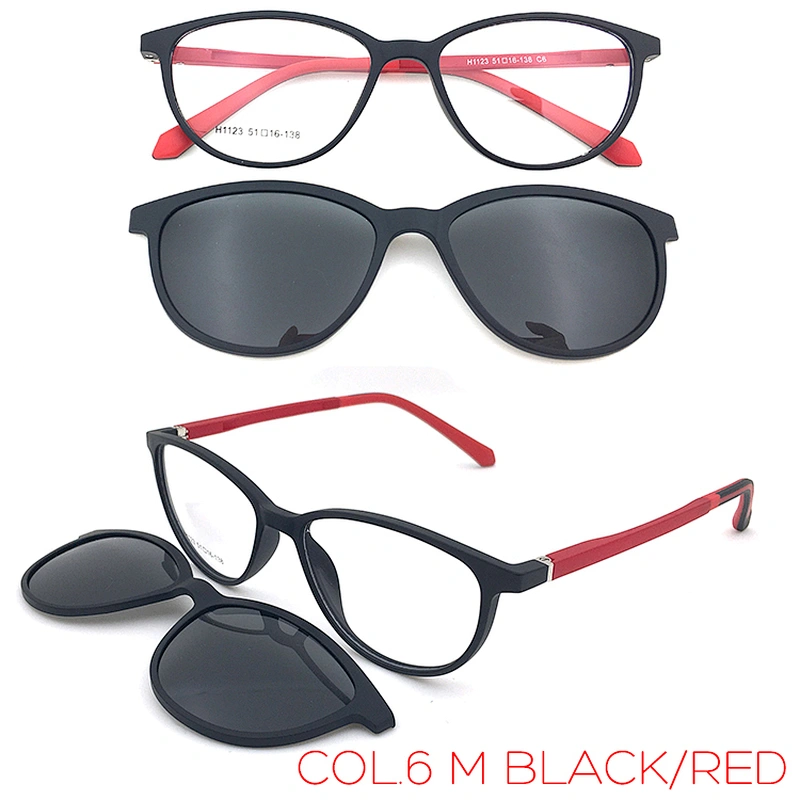 new fashion design eyeglasses soft tr90 clip on optical frames ready stock